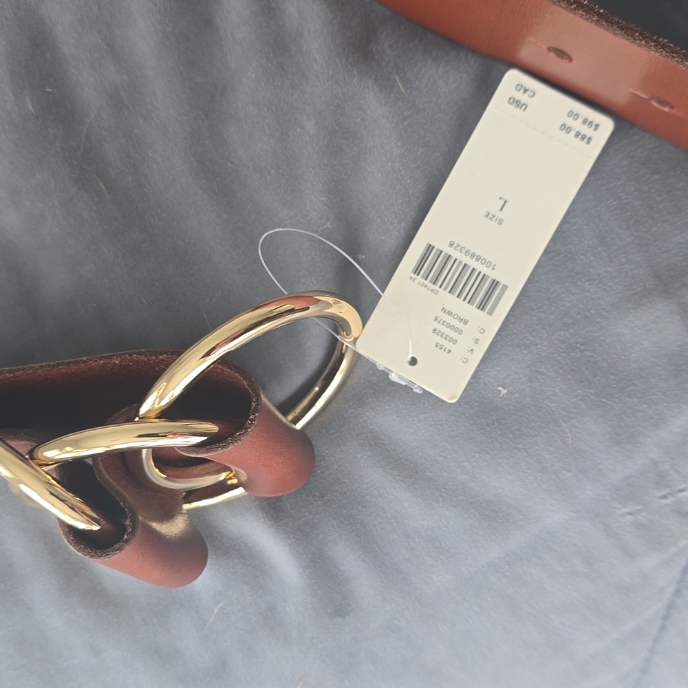 Anthropologie Leather Multi-Ring Belt - Picture 15 of 16